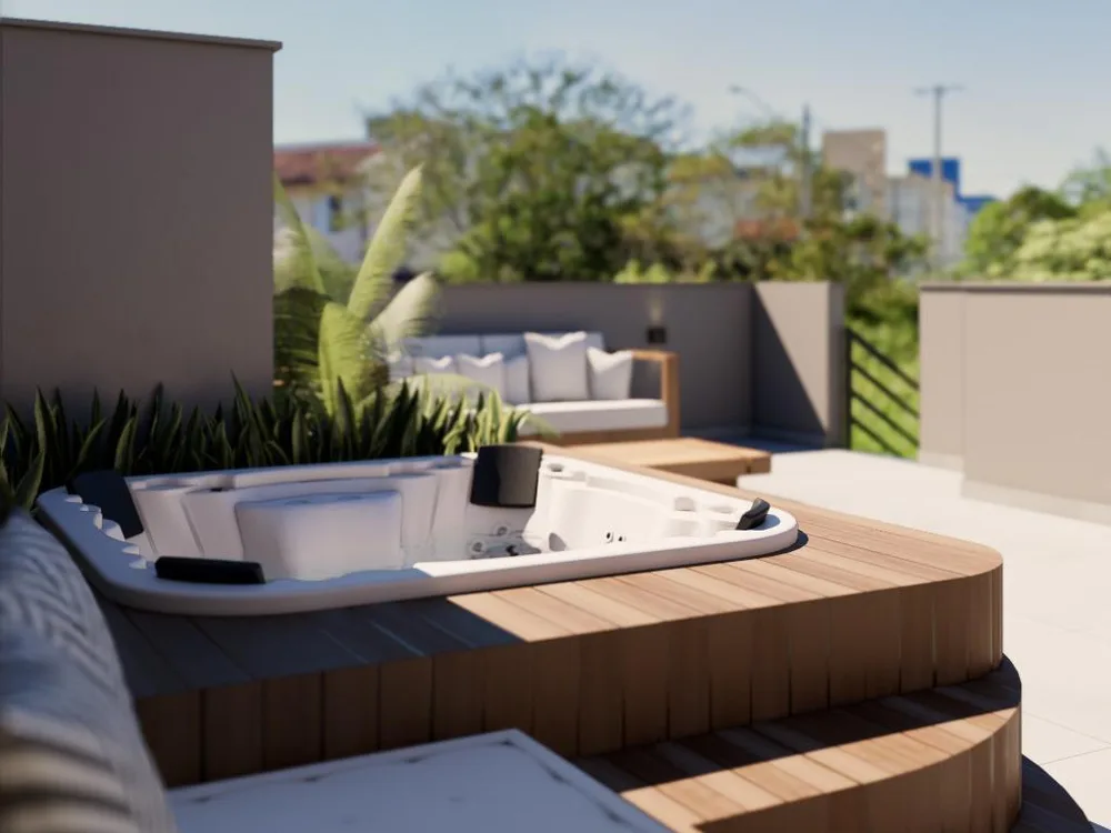 Projeto · terraço com ofurô